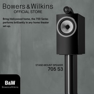 Bowers & Wilkins 705 S3/ B&W 705 S3 Stand-mount Speaker/ BookShelf Speaker - 1 Pair
