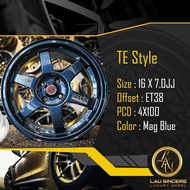TE Style 16 X 7.0JJ 4X100 Mag Blue