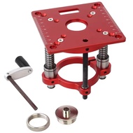 [themremain]-Precision Router Lift Woodworking Router Table Insert Plate Lift Base Engraving DIY Too