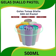 IK - Tumble Tumbler DALLO 360 Color Plastic Lid Glass PASTELML