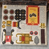 法國 文房玩具老物 1904老車紙模型圖鑑