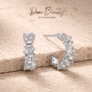Dear Beauty | Asura Irregular Baguette | Half Hoops