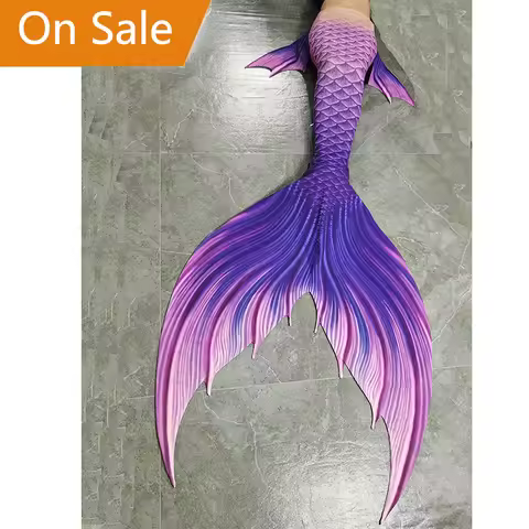 Purple Colour Professional New Design Swimming and Diving SSI Mermaid Course Skins Tail can Match Ma