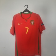 Portugal Euro 2008 Home Jersey – Ronaldo 7 (Original – Used)