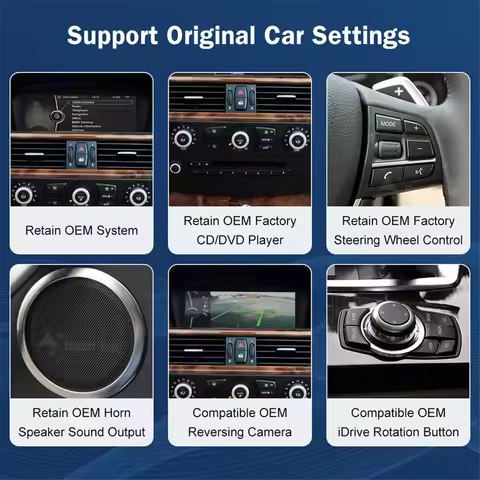 A62E-8.8inch Wireless CarPlay Android Auto Car Multimedia for BMW 3 5 Series E60 E61 E90 E92 Navigat