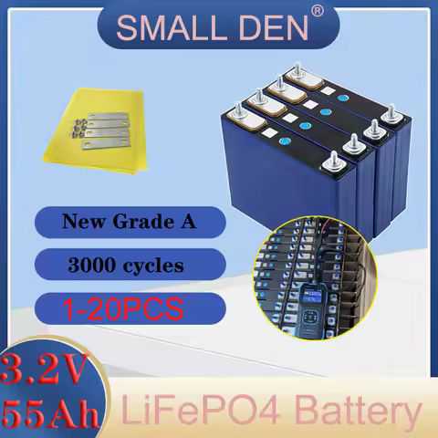 3.2V 55A Brand new LiFePO4 battery 3C Lithium iron phosphate Grade A Cells DIY 4S 12V 24V 48V Golf c