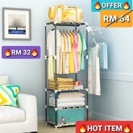 🔥READY STOCK🔥HOT ITEM🔥MULTIPURPOSE CLOTH ORGANIZER RACK WARDROBE/RAK PENYANGKUT BAJU/ RAK SERBAGUNA