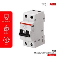 Abb Mcb 2Pole 40A 6Ka SH 202-C40 2Cds212001R0404
