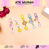 GANTUNGAN STAR CLOUD RESIN KEYCHAIN GK-1991 AFFORDABLE KEYCHAIN KEYCHAIN