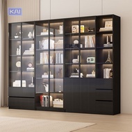 Display Cabinet Home Bookshelf Cabinet Study Room Overall Storage Cabinet Hewenjie1.Sg