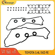 AUTO PARTS Valve Cover Intake Manifold Gasket Set For TOYOTA 4RUNNER TACOMA TUNDRA 3.4L V6 DOHC 3.4 