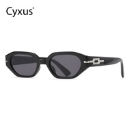 Cyxus Non Polarized SunGlasses PC Narrow PC Frame Shades Outdoor Travel Holiday For Women Men 1132