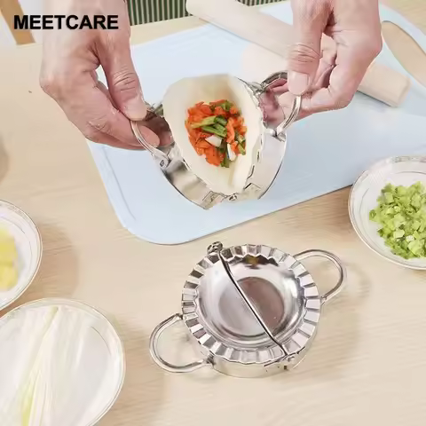 Dumpling Maker Stainless Steel Dumpling Maker Dumpling Skin Mold Ravioli Maker Press Pie Making Pres