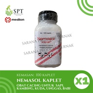 MEDION NEMASOL K 100 KAPLET OBAT CACING SAPI KAMBING KUDA UNGGAS BABI