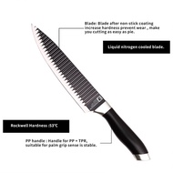 7 pcs set Pisau / Knife Kitchen Cleaver Slicing Chef Knife 7Pcs Gift Set (Knife+Peeler+Scissor)