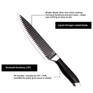 Good Quality Sharp Knife Kitchen Cleaver Slicing Chef Knife 7Pcs Gift Set (Knife+Peeler+Scissor)