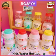 480ml 8color Plastic Water Bottle Cute Yakult Vitagen Water Bottle Portable Outdoor Sports Bottle wi