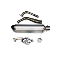 คอท่อ Yamaha Nmax155 2025 วัสดุแสตนเลสเกรด304 + ปลายท่อ AK ผอม ยาว 18 นิ้วฟรี จุกลดเสียงใส่ในปลายท่อ