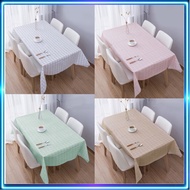 Alas Meja Kain Meja Table cloth Waterproof 防水 防油 桌布 Table Cover Oilproof Dining Room PVC Large Home Decoration Kitchen 書桌布 桌子布 lapik lapis meja makan pelapik