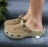 DÉP SỤC NHỰA ĐI MƯA CROCS YUKON SPORT CLOG CHO NAM MÀU NÂU