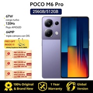 POCO M6 Pro 12GB+512GB Smartphone Helio G99 Ultra 120Hz Flow AMOLED 64MP Triple Camera Dual Sim 5G 5000mAh Battery with OIS 67W turbo charging Cellphone