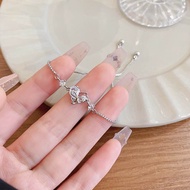 Heart &amp; bow bracelet - morning.earrings