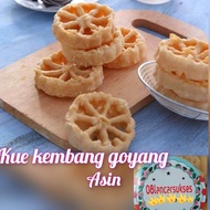 kue kembang goyang asin  500gram