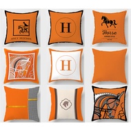 60×60.55×55.45×45.40×40.Orange pillow cover cotton.Home decor sofa bedding throw pillow case.