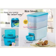 HOT Tupperware Rice Smart Dispenser 10kg + FREE Treasure Keeper / One Touch / Serving Center / Eze Keeper / Fix N Mix