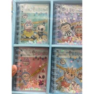 XO Cute Labubu Glitter A7 Notebook_A7 Labubu Water Glitter Spring Notebook