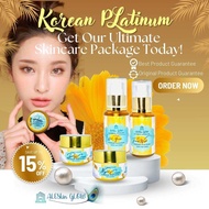 KOREAN PLATINUM ALESKIN GLOW Skincare Glowing-Cream Wajah Glowing-Pemutih Glowing Cepat Asli permane