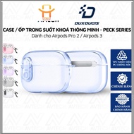 Dux Ducis Transparent Case for Airpods Pro 2 | Airpods 3, Convenient Smart Lock, Shockproof, PECK Se