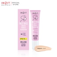 IN2IT HYA-CICA Face Base Smooth Powder Foundation SPF30 PA+++ 15g (BSQ) [Halal Certified]