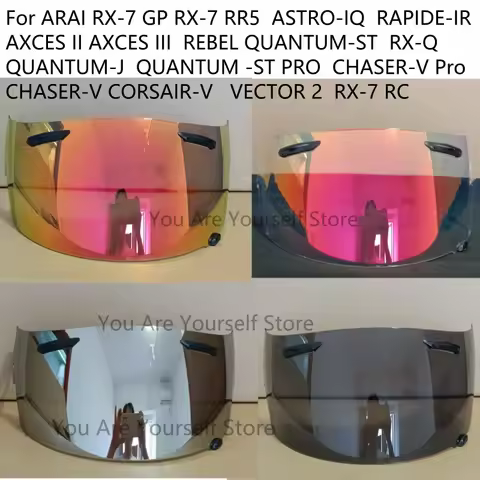 Helmet Visor for ARAI RX-7GP RX-7 RR5 ASTRO-IQ RAPIDE-IR AXCES II AXCES III REBEL QUANTUM-ST QUANTUM