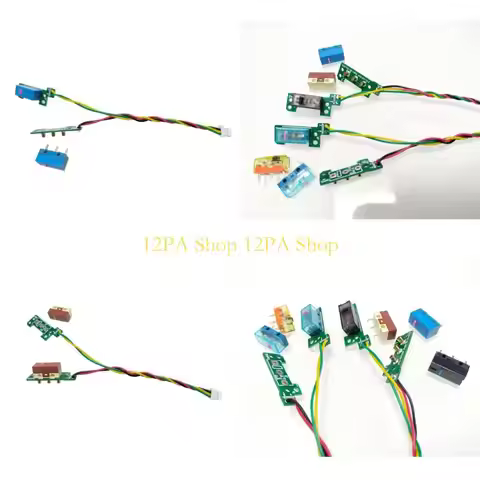 12PA PCB Board Button Board for G304 G305 Mouse Hot swap MicroSwitch Motherboard Green Edition