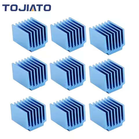 5pcs Nema17 heatsink stepper driver cooler heat sink stepstick Aluminum alloy radiator for TMC2208 T