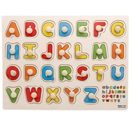 Wooden Alphabet Educational Learning toys Child Early Puzzle Board 1 to 3 Years Old baby toys