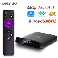 A95X W2 Android 11 Smart TV Box 4GB 64GB Amlogic S905W2 2.4G&amp;5G Dual Wifi 4K BT5.0 A95XW2 2GB16GB Media Player Set Top Box TV Receivers