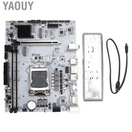 Yaouy Computer Motherboard  PCH H410 M ATX Multi Interface H410M DH 3 Phase Power Supply Mining Mainboard for Desktop PC