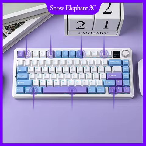 EPOMAKER X Aula F75 MAX Wireless Mechanical Keyboard with TFT Screen and Knob Gasket Gaming Keyboard