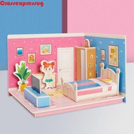 VORTEX 3D Room Model Puzzle Toys, Cardboard Kitchen 3D Room Cardboard, 3D Stereo Puzzle Kitchen Bedr