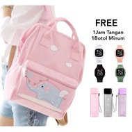 Gdm - free shipping - anello backpack with free motif, lots of women's carrying bags, free bottles a