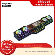 Bluetooth Wireless Sound Bar 16w Bluetooth Speaker 5.0 Computer 4d Stereo Subwoofer Aux Pc Home Cloc