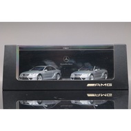 Jingshang 1/43 Mercedes-Benz CLK DTM AMG Double Car Set Original Package Original Box Visual Test Go