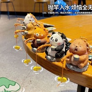 GANTUNGAN HG122 FISHING ANIMAL-SHAPED KEYCHAIN FISHING ANIMAL KEYCHAIN