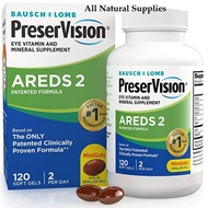 ☘️ Bausch + Lomb, PreserVision AREDS 2 (Eye Vitamin &amp; Mineral Supplement), 120 Softgels