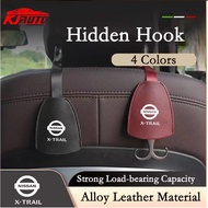 1/2Pcs Nissan Xtrail Car Seat Backrest Storage Hook X-trail T31 2008-2013 T32 2014-2022 2023 Car Seat Bag Hanger Hook Accessories