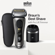 Braun Series 9 9565cc Pro+ Shaver with Clean and Charge Station Cleaning Kit Wet and Dry Travel Case