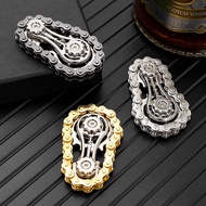 Chain Gear Metal Fidget Spinner Adult Metal Hand Spinner EDC Fidget Toys Focus ADHD Tool Office Stre