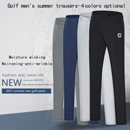 [FJ] Special Offer Ready Stock GOLF Men's Pants Outdoor Sports High Elastic Business Casual Trousers